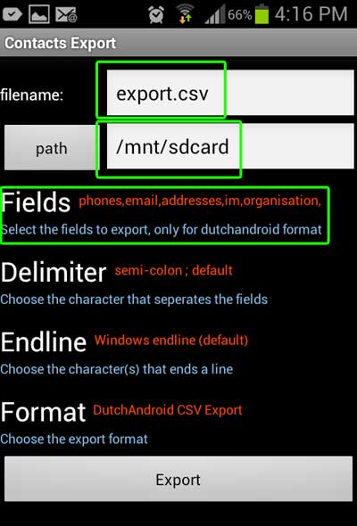 How to Extract Android Contacts to CSV File | Import Android contacts